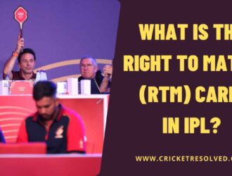 What is the Right to Match (RTM) Card in IPL?