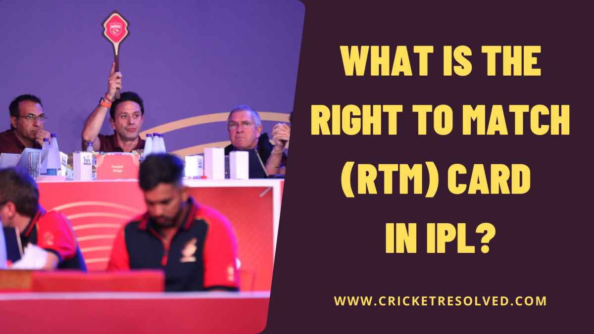 What is the Right to Match (RTM) Card in IPL?