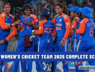 Indian Women’s Cricket Team 2025 Complete Schedule