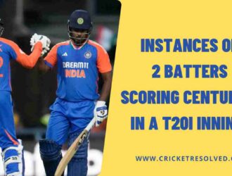 Instances of 2 Batters scoring centuries in a T20I Innings