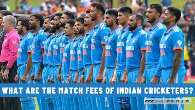 What are the Match Fees of Indian Cricketers?