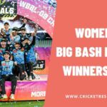 Women’s Big Bash League Winners List from 2015 to Date