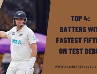 Top 4: Batters with Fastest Fifties on Test Debut