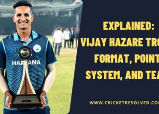 Explained: Vijay Hazare Trophy Format, Points System, and Teams