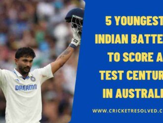 5 Youngest Indian Batters to Score a Test Century in Australia