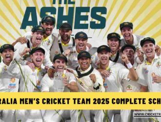 Australia Men’s Cricket Team 2025 Complete Schedule