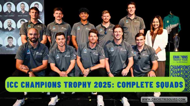 ICC Champions Trophy 2025: Complete Squads of All 8 Teams