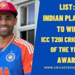 List: Indian Players to Win ICC T20I Cricketer of the Year Award