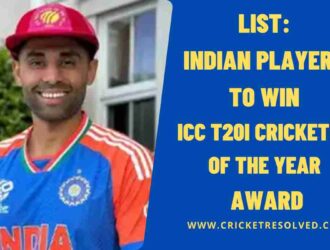 List: Indian Players to Win ICC T20I Cricketer of the Year Award