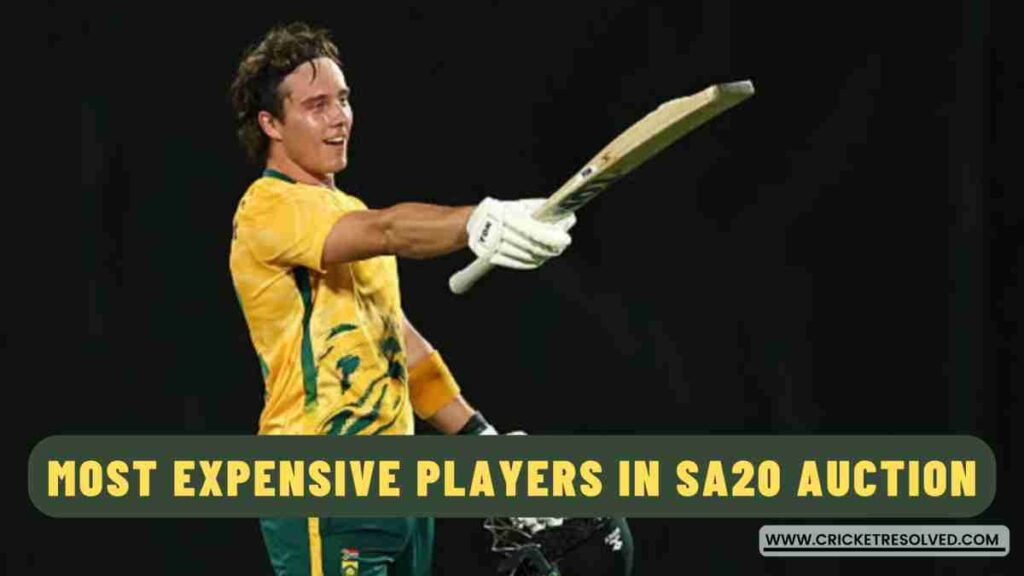 5 Most Expensive Players in SA20 Auction