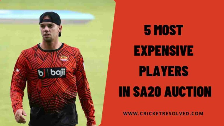 5 Most Expensive Players in SA20 Auction