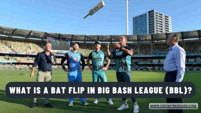 What is a Bat Flip in Big Bash League (BBL)? - Explained