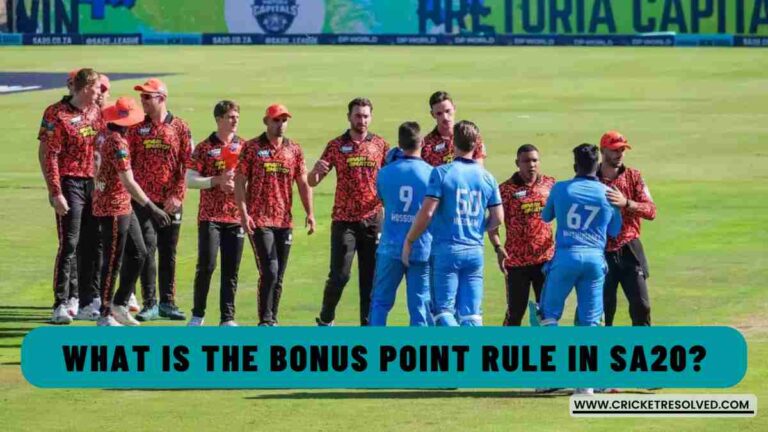 What is the Bonus Point Rule in SA20?