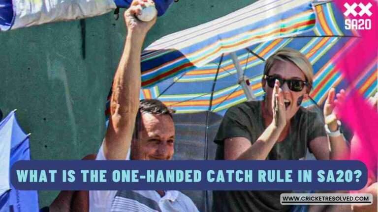 What is the One-Handed Catch Rule in SA20?