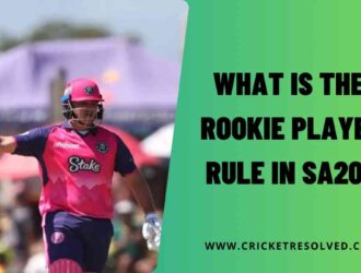 What is the Rookie Player Rule in SA20?