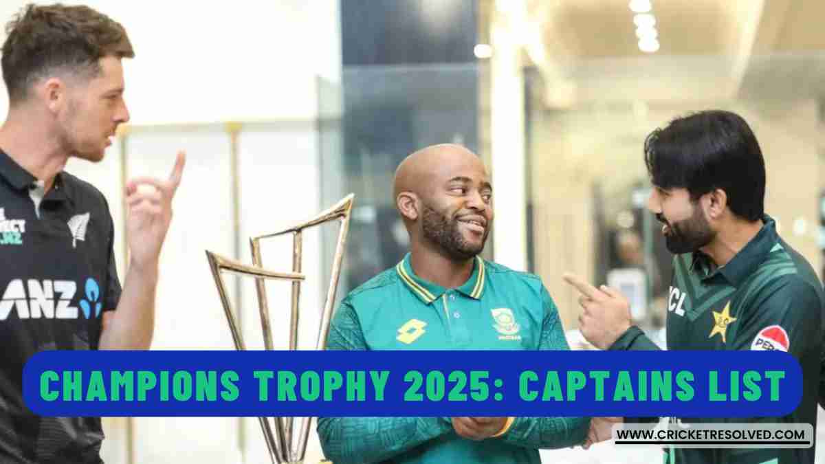 Champions Trophy 2025: Meet Captains of All 8 Teams