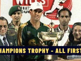 Champions Trophy - All Firsts