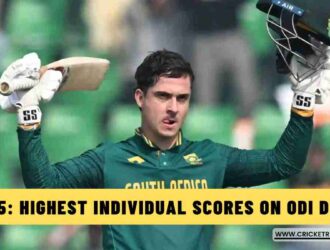 Top 5: Highest Individual Scores on ODI Debut