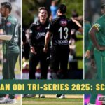 Pakistan ODI Tri-Series 2025: Schedule, Venues, Squads, and Broadcast Details