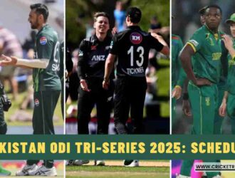 Pakistan ODI Tri-Series 2025: Schedule, Venues, Squads, and Broadcast Details