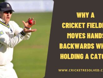 Why a Cricket Fielder Moves Hands Backwards While Holding a Catch?