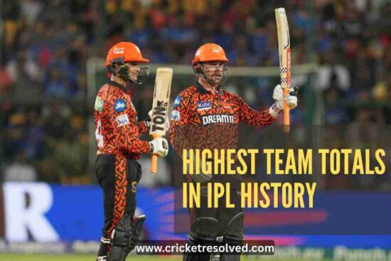 Highest Team Totals in IPL History