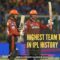 Highest Team Totals in IPL History