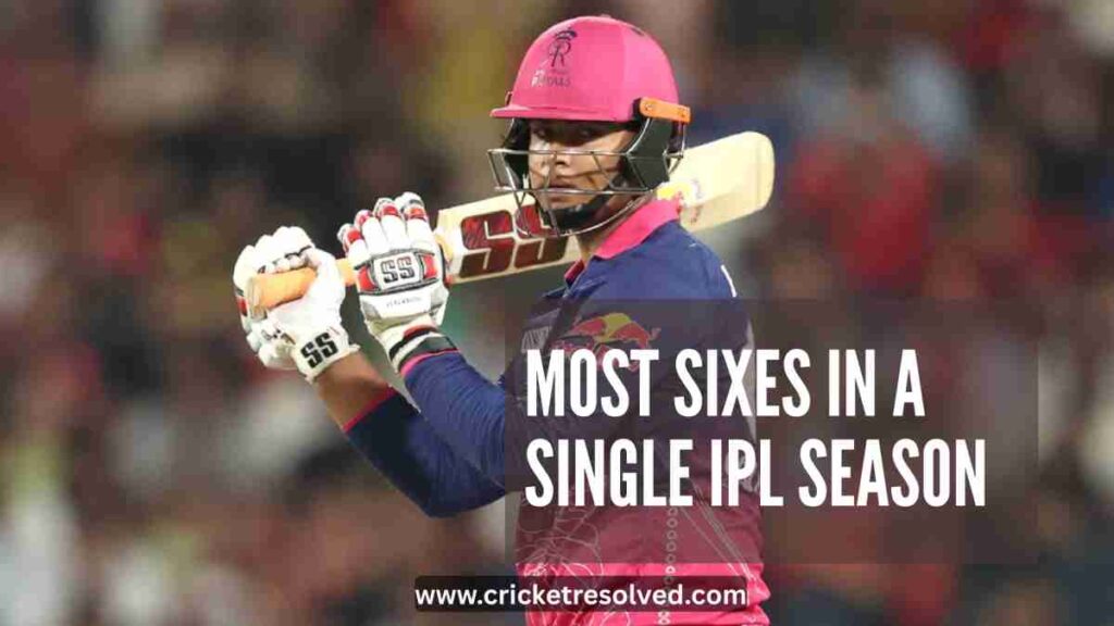 Most Sixes in a Single IPL Season