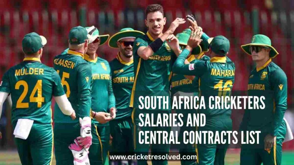South Africa Cricketers Salaries and Central Contracts List