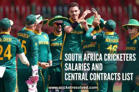 South Africa Cricketers Salaries and Central Contracts List