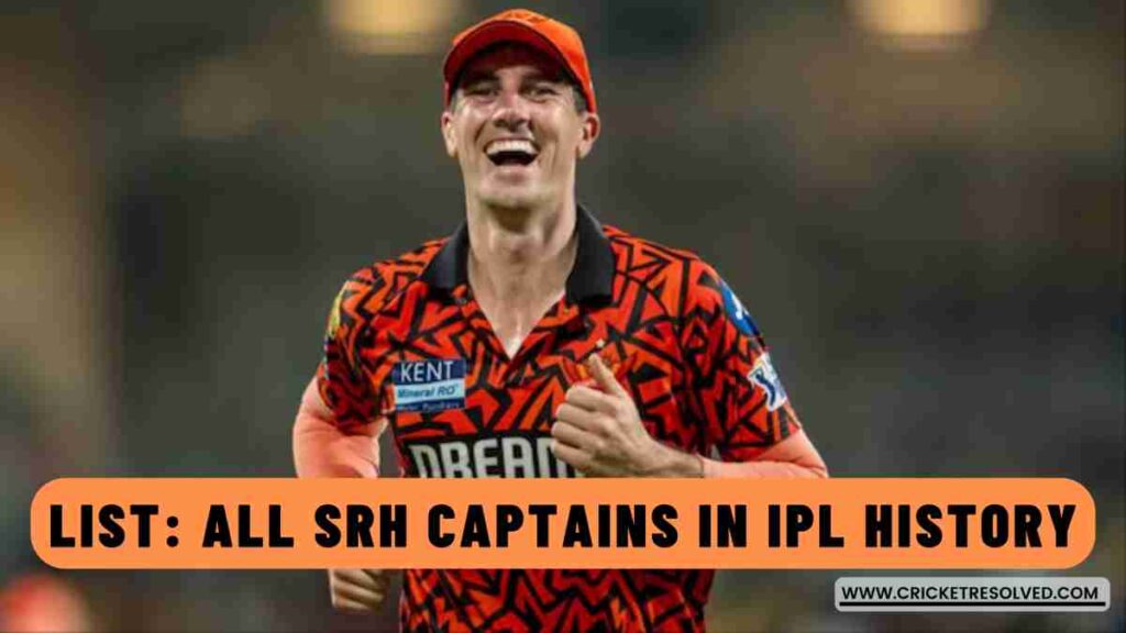 List: All Sunrisers Hyderabad (SRH) Captains in IPL History