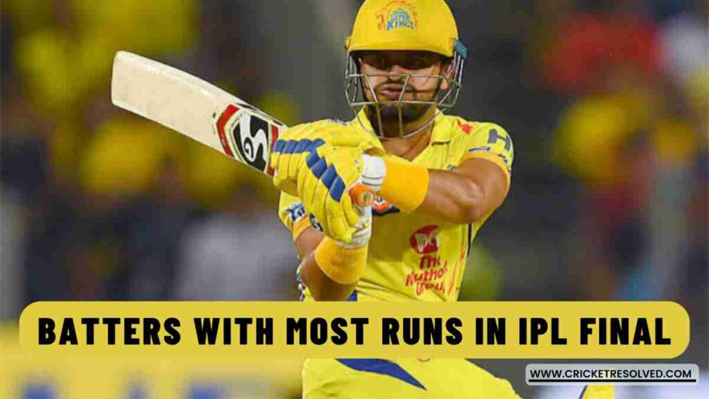 Top 5: Batters with Most Runs in IPL Final