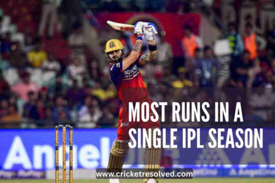 Most Runs in a Single IPL Season