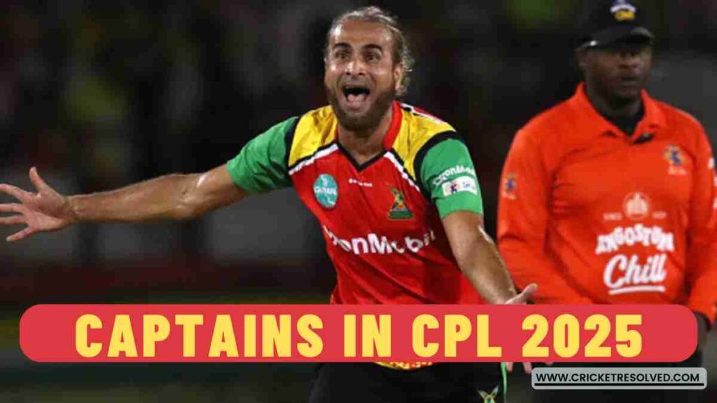 Captains in Caribbean Premier League (CPL) 2025