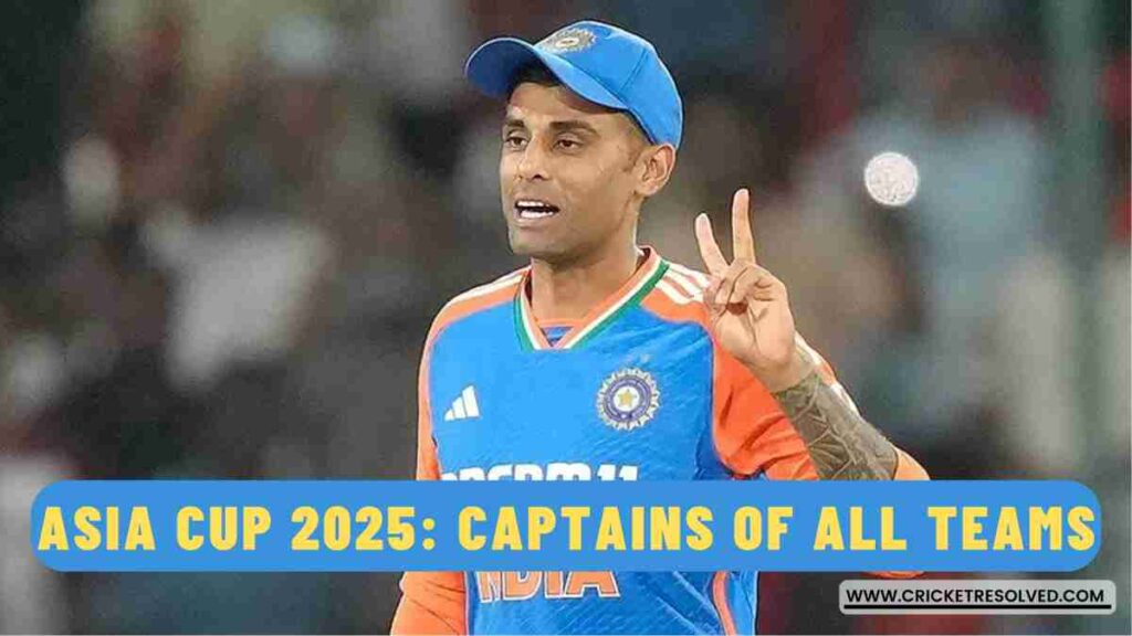 Asia Cup 2025: Captains of All Teams