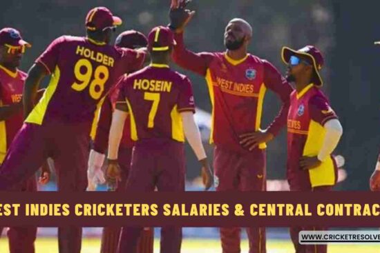 West Indies Cricketers Salaries and Central Contracts List