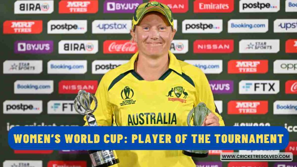 Women’s Cricket World Cup: Player of the Tournament (Edition-wise)