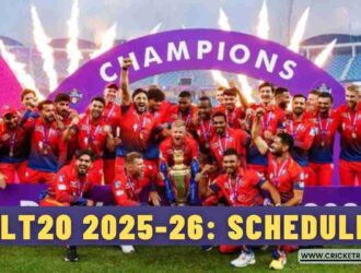 International League T20 (ILT20) 2025-26: Schedule, Teams, Squads, Venues, & Broadcast Details