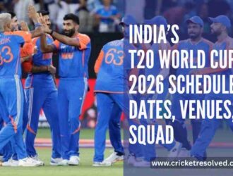 India’s T20 World Cup 2026 Schedule: Dates, Venues, Squad