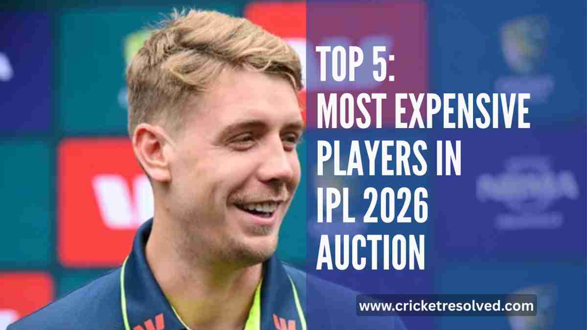 Top 5: Most Expensive Players in IPL 2026 Auction