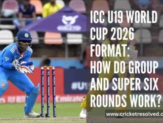 ICC U19 World Cup 2026 Format