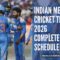 Indian Men’s Cricket Team 2026 Complete Schedule