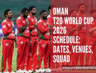 Oman T20 World Cup 2026 Schedule: Dates, Venues, Squad