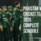 Pakistan Men’s Cricket Team 2026 Complete Schedule