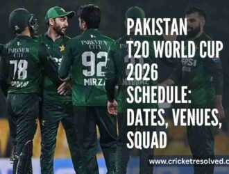 Pakistan T20 World Cup 2026 Schedule: Dates, Venues, Squad