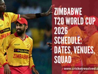 Zimbabwe T20 World Cup 2026 Schedule: Dates, Venues, Squad