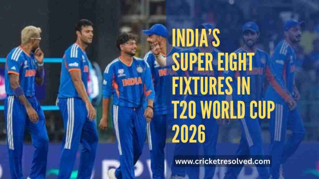T20 World Cup 2026: Who will India face in the Super Eights?