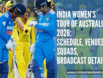 India Women’s Tour of Australia 2026: Schedule, Venues, Squads, Broadcast Details