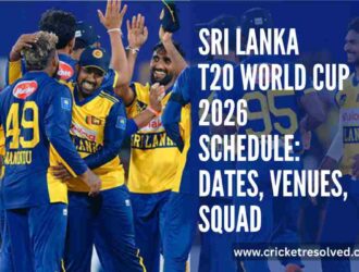 Sri Lanka T20 World Cup 2026 Schedule: Dates, Venues, Squad