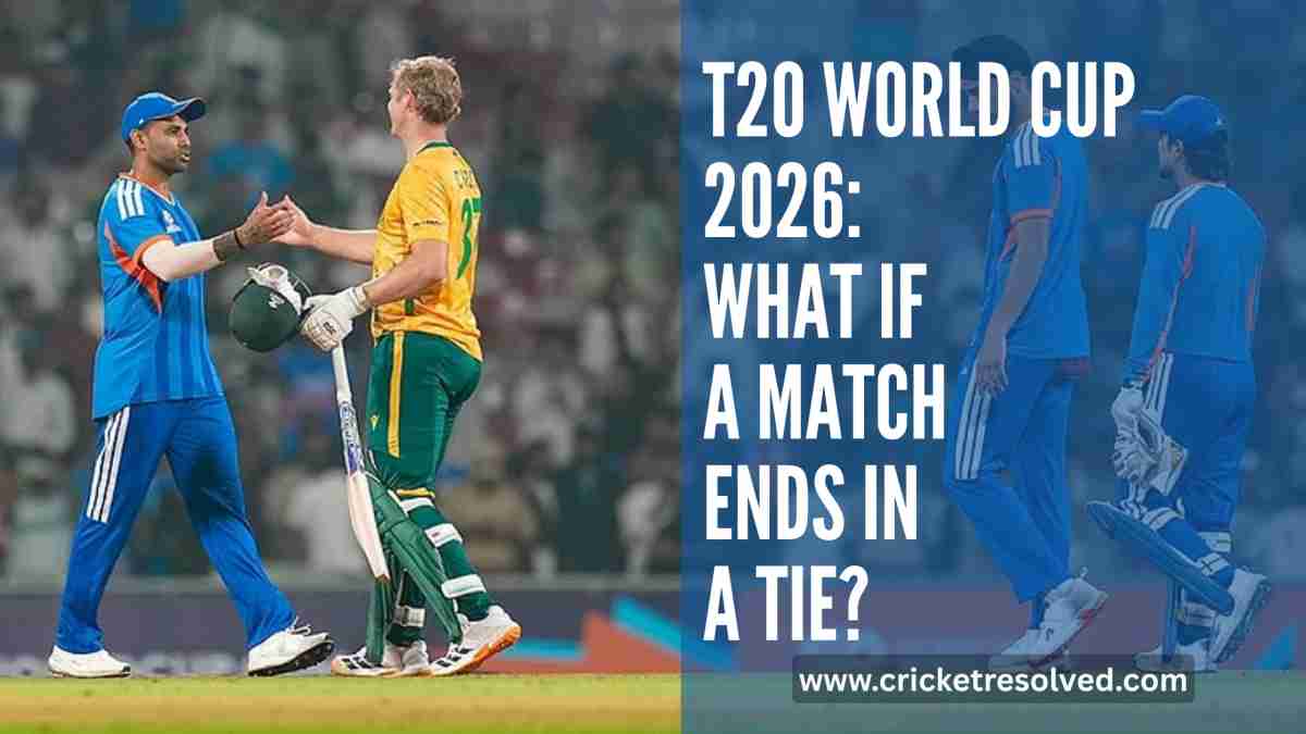 T20 World Cup 2026: What if a match ends in a tie?